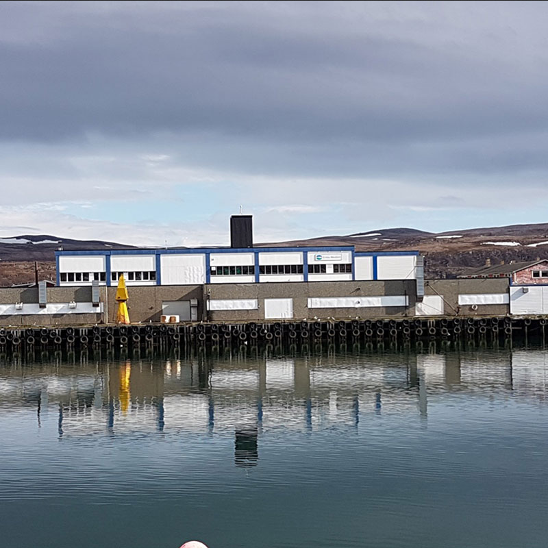 Embla Båtsfjord factory in Båtsfjord, Norway